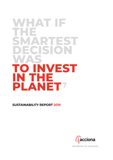 Thumbnail Acciona
 Sustainability Report 2019