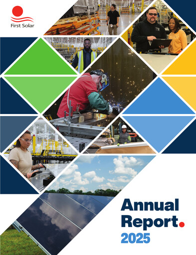 Thumbnail First Solar
 Annual Report 2025