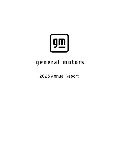 Thumbnail General Motors Annual Report 2025