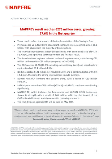 Thumbnail Mapfre Quarterly Report 2025-q1