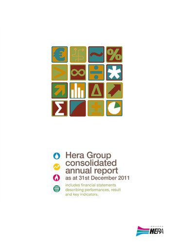 Thumbnail Hera Group Annual Report 2011