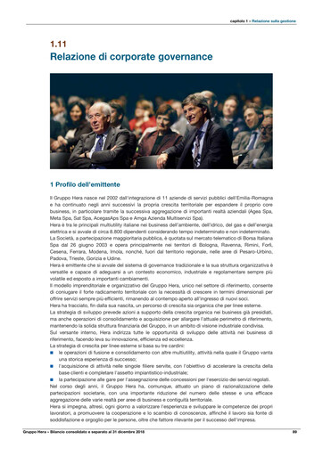 Miniature Hera Group Rapport annuel 2018