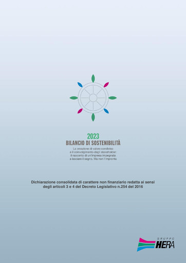 Thumbnail Hera Group ESG Report 2023