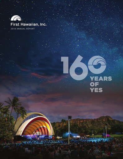 Thumbnail First Hawaiian Bank
 Annual Report 2018