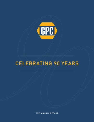 Miniature Genuine Parts Company
 Rapport annuel 2017