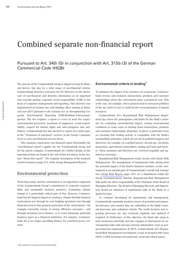 Thumbnail Commerzbank Sustainability Report 2017