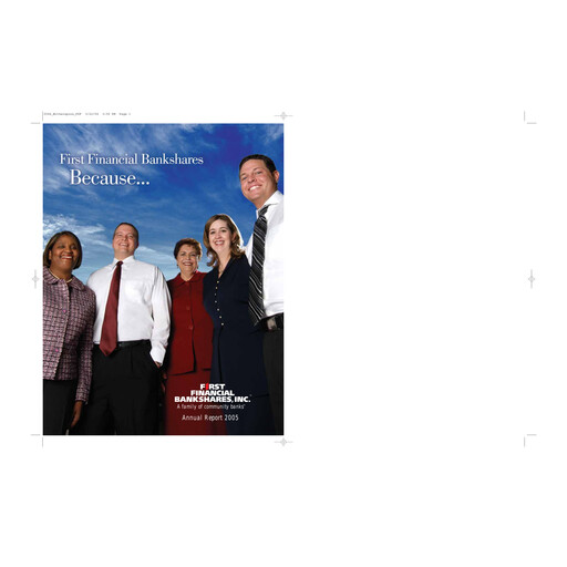 Thumbnail First Financial Bankshares Annual Report 2005
