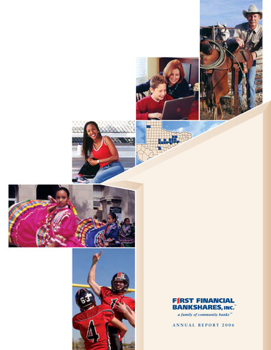 Thumbnail First Financial Bankshares Annual Report 2006
