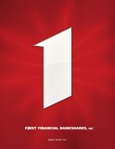 Thumbnail First Financial Bankshares Annual Report 2011