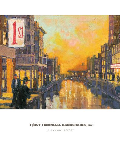 Thumbnail First Financial Bankshares Annual Report 2015