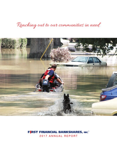 Thumbnail First Financial Bankshares Annual Report 2017