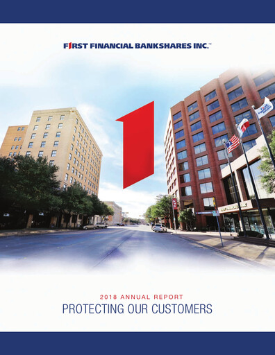 Thumbnail First Financial Bankshares Annual Report 2018