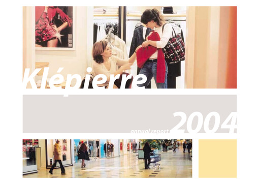 Thumbnail Klépierre Annual Report 2004