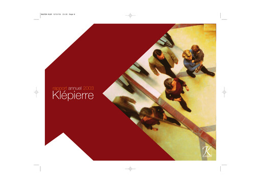 Thumbnail Klépierre Annual Report 2003