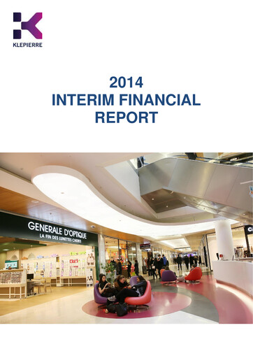 Thumbnail Klépierre Half-year Report 2014-h1