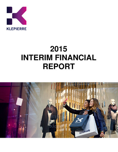 Thumbnail Klépierre Half-year Report 2015-h1