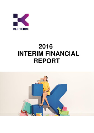 Thumbnail Klépierre Half-year Report 2016-h1