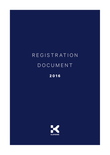 Thumbnail Klépierre Universal Registration Document 2016