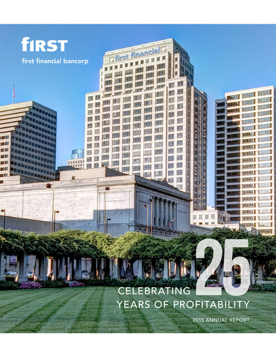 Thumbnail First Financial Bank
 Annual Report 2015