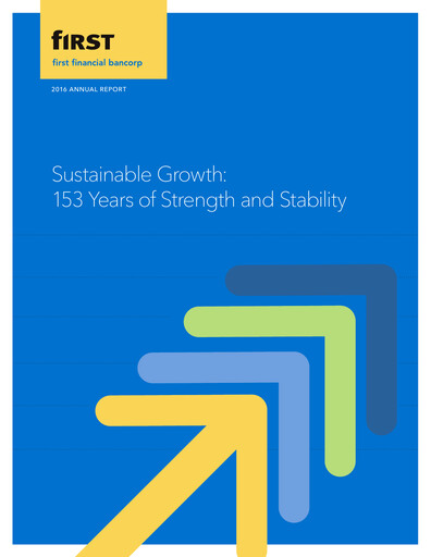 Thumbnail First Financial Bank
 Annual Report 2016