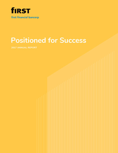 Thumbnail First Financial Bank
 Annual Report 2017