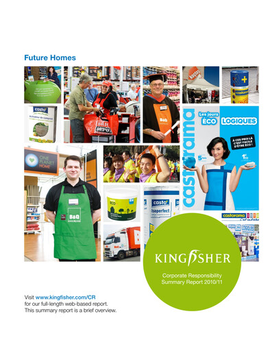 Thumbnail Kingfisher Sustainability Report 2010-2011