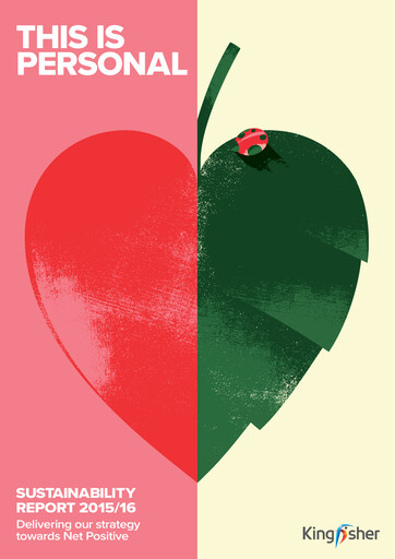 Thumbnail Kingfisher Sustainability Report 2015-2016