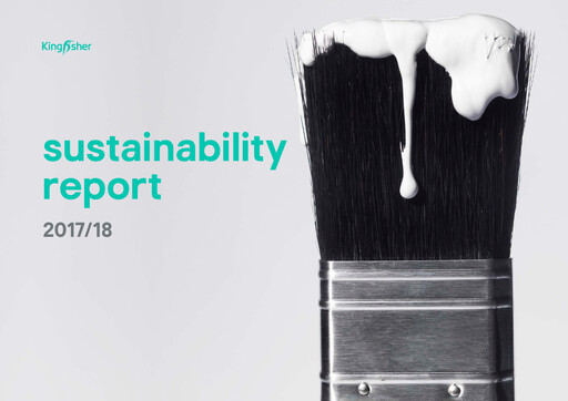 Thumbnail Kingfisher Sustainability Report 2017-2018