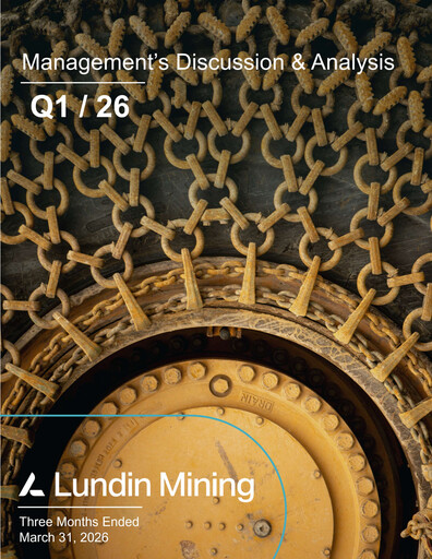 Thumbnail Lundin Mining
 Quarterly Report 2026-q1