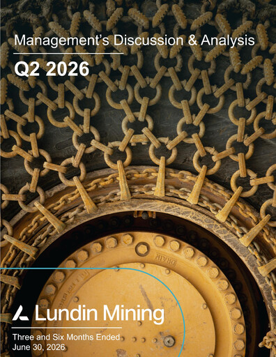 Thumbnail Lundin Mining
 Quarterly Report 2026-q2