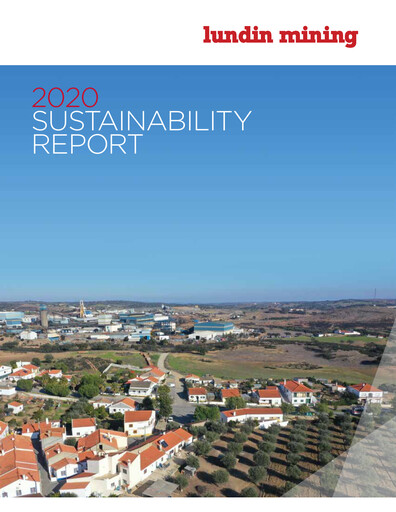Thumbnail Lundin Mining
 Sustainability Report 2020