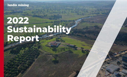 Thumbnail Lundin Mining
 Sustainability Report 2022