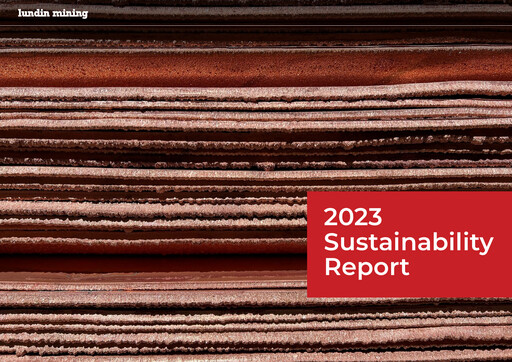 Thumbnail Lundin Mining
 Sustainability Report 2023