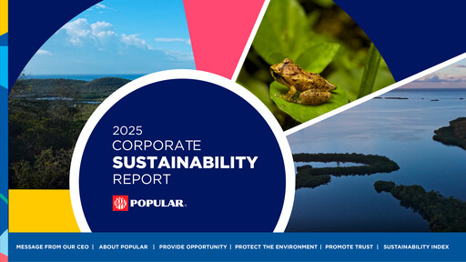 Miniature Popular, Inc. (Banco Popular de Puerto Rico) Rapport de durabilité 2025