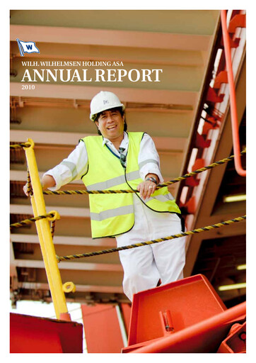 Thumbnail Wilh. Wilhelmsen Holding Annual Report 2010
