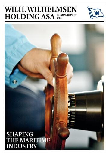 Thumbnail Wilh. Wilhelmsen Holding Annual Report 2011