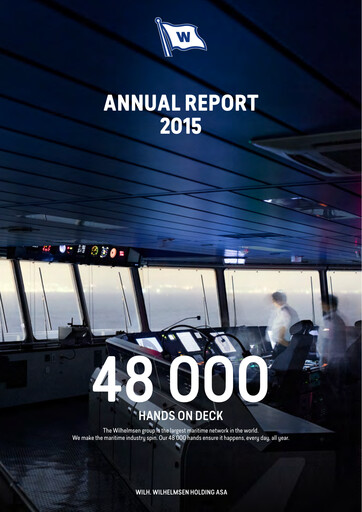 Thumbnail Wilh. Wilhelmsen Holding Annual Report 2015