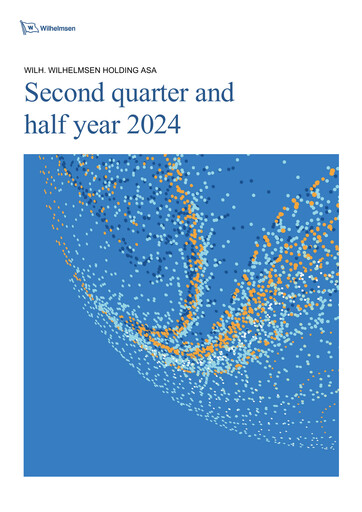 Thumbnail Wilh. Wilhelmsen Holding Quarterly Report 2024-q2