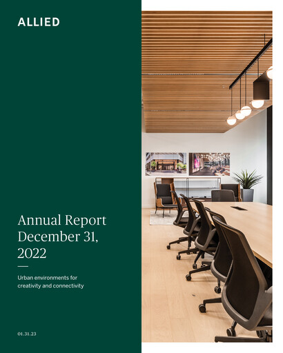Thumbnail Allied Properties REIT Annual Report 2022