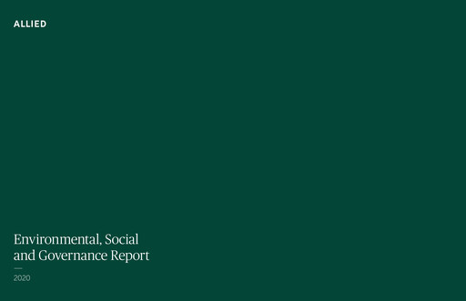 Thumbnail Allied Properties REIT ESG Report 2020