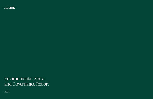 Thumbnail Allied Properties REIT ESG Report 2021