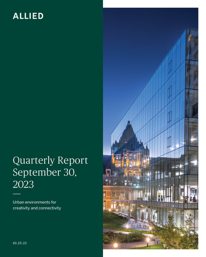 Thumbnail Allied Properties REIT Quarterly Report 2023-q3
