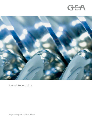 Thumbnail GEA Group
 Annual Report 2012