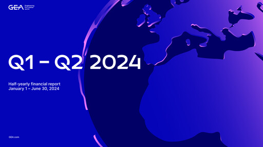 Thumbnail GEA Group
 Half-year Report 2024-h1