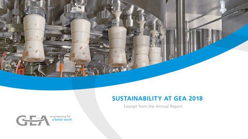 Thumbnail GEA Group
 Sustainability Report 2018