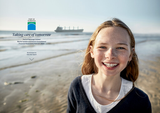 Thumbnail Port of Tauranga Half-year Report 2022-h1