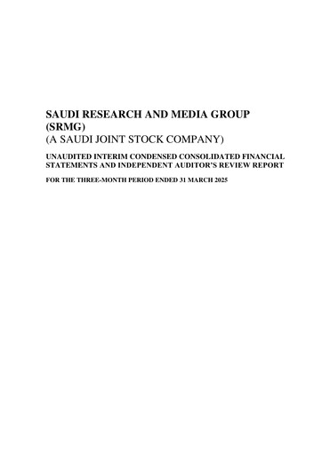 Thumbnail Saudi Research and Media Group Quarterly Report 2025-q1