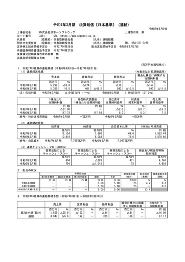 Thumbnail Nippon Ichi Software Financial Statement fy2025