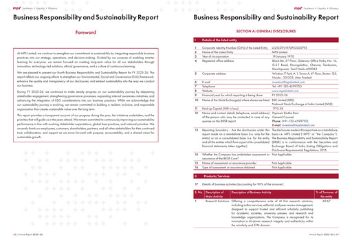 Thumbnail MPS Limited Sustainability Report 2025-2026