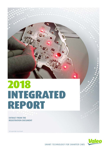 Thumbnail Valeo Annual Report 2018